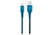 USB-kabel - GreyLime Braided USB-A to USB-C Cable Blue 0.5 m - C21AC05M01