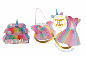 Doen-alsof spelen - Magic Flip Unicorn Fairy 110 - 116 cm - 604502
