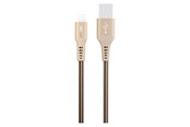 USB-kabel - GreyLime Braided USB-A to Lightning Cable Beige 0.5 m - C21AL05M02