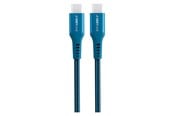 USB-kabel - GreyLime Braided USB-C to USB-C 60W Cable Blue 0.5 m - C21C60C05M01