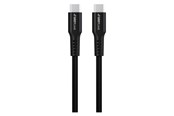 USB-kabel - GreyLime Braided USB-C to USB-C 60W Cable Black 0.5 m - C21C60C05M04