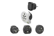 Voedingskabel (extern) - Q2Power Qplux World 3in1 Rejseadapter - 2,200110