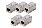 Netwerk - kabel - DIGITUS network coupler - Zilver - AT-AG-8-8-C6S-5