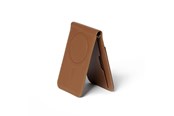 Mobiel - Overige accessoires - Mujjo Magsafe Wallet Stand in Luxurious Velore Leather - Tan - MUJJO-WS-001-TN