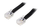 Netwerk - kabel - Deltaco phone cable - 5 m - black - Zwart - 5m - DEL-161B
