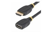 Beelscherm- en tv-kabel - StarTech.com 3.3ft HDMI 2.0 Extension Cable 4K 60Hz M/F - HDMI extension cable - 1 m - HD2MF3FL