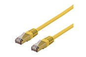 Netwerk - kabel - Deltaco patch cable - 1.5 m - yellow - Geel - 1meter - SFTP-611GLAH