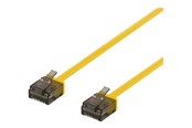 Netwerk - kabel - Deltaco patch cable - 1 m - yellow - Geel - 1meter - UUTP-2023