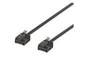 Netwerk - kabel - Deltaco patch cable - 1 m - black - Zwart - 1m - UUTP-2027