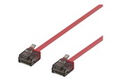 Netwerk - kabel - Deltaco patch cable - 2 m - red - Rood - 2m - UUTP-2046