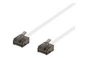Netwerk - kabel - Deltaco patch cable - 3 m - white - Wit - 3m - UUTP-2058
