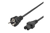 Voedingskabel (intern) - Deltaco - power cable - power CEE 7/7 to IEC 60320 C15 - 50 cm - DEL-117-50