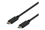 USB-kabel - Deltaco USBC-1401 - USB-C cable - USB-C to USB-C - 50 cm - USBC-1401