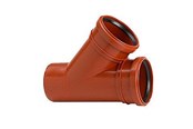 Afvoerproducten - Wavin PP branch pipe 45° 200/110mm - 1553462