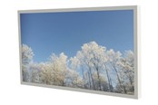 Monitorbevestiging - HI-ND mounting kit - for digital signage LCD panel - landscape with polycarbonate protection - white - WC3200-0201-51