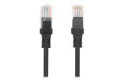 Netwerk - kabel - Lanberg patch cable - 15 m - RAL 9004 black - Zwart - 15m - PCU6-10CC-1500-BK