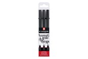 Creatief spelen - Sakura Pigma Calligraphy Set 3 pcs. - POXSDKC349