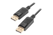 Beelscherm- en tv-kabel - Lanberg - DisplayPort cable - DisplayPort to DisplayPort - 50 cm - CA-DPDP-10CC-0005-BK