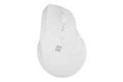 Muis - Natec CRAKE 2 - vertical mouse - Bluetooth 5.2 2.4 GHz - white - Vertical mouse - Optisch - 6 knoppen - Wit - NMY-2257