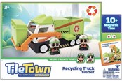 Bouw-/constructiekits - Tile Town Recycling Truck - 90337