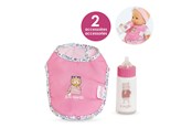 Pop, teddybeer en materiaal - Corolle Bib and Magic Milk Bottle for Baby Doll - 9000141790