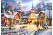 Puzzels - Castorland Jul i bjerglandsby (1500) - C-151646