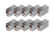 Netwerk - kabel - DIGITUS network coupler - Zilver - DN-93901-10