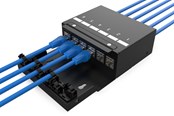 Accessoires - DIGITUS DN-93708-6 Consolidation point box 6-port Keystone modules with intelligent cable manager - DN-93708-6
