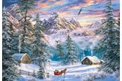 Puzzels - Castorland Mountain Christmas (1000) - C-104680-2