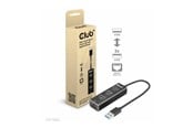 USB hub - Club 3D CSV-1430A - hub - 4 ports USB hub - 4 - Zwart - CSV-1430A
