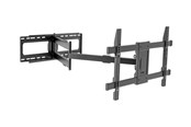 Muurbevestigingen, AV-bevestigingen & AV-meubels - TECHLY mounting kit - full-motion - for flat panel - extra long - black - Max 70 kg - recommended for 80" - ICA-PLB-721