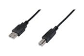 USB-kabel - DIGITUS ASSMANN - USB cable - USB to USB Type B - 1.8 m - AK-300102-018-S