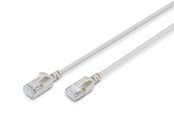 Netwerk - kabel - DIGITUS CAT 6A F-FTP Slim Patch Cord - 5m - Grijs - 5m - DK-1632-A-050S
