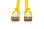 Netwerk - kabel - DIGITUS CAT 6A F-FTP Slim Patch Cord - 1m - Geel - 1m - DK-1632-A-010S-Y
