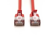 Netwerk - kabel - DIGITUS CAT 6A F-FTP Slim Patch Cord - 1m - Rood - 1meter - DK-1632-A-010S-R