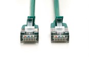 Netwerk - kabel - DIGITUS CAT 6A F-FTP Slim Patch Cord - 0.3m - Groen - 0.3m - DK-1632-A-003S-G