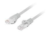 Netwerk - kabel - Lanberg patch cable - 10 m - grey - Grijs - 10m - PCU6-10CU-1000-S