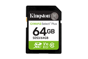 Geheugenkaart - Kingston Canvas Select Plus Gen3 SDXC - 100MB/s - 64GB - SDS3/64GB