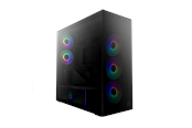 Case - Arctic Xtender VG (Black) - Case - Miditower - Zwart - ACPCC00016A