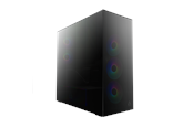 Case - Arctic Xtender VG (Mirror Black) - Case - Miditower - Zwart - ACPCC00019A