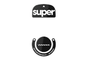 Muismat & accessoires - Pulsar Superglide (Type-C) for Logitech G PRO X SUPERLIGHT - Zwart - LGSSGB2