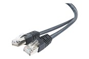Netwerk - kabel - Gembird patch cable - 50 cm - black - Zwart - 0.5m - PP22-0.5M/BK