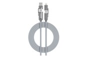 USB-kabel - Riversong Hercules C7 66W 4-in-1 USB-A USB-C Lightning Grey - CT63
