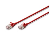 Netwerk - kabel - DIGITUS patch cable - 1.5 m - red - Rood - 1m - DK-1632-A-015S-R
