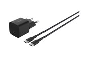 Mobiel - Adapters & Opladers - Belkin BoostCharge power adapter - PPS technology - 24 pin USB-C - 25 Watt - with USB-C cable (1m) - WCA012KQ1MBK-B6