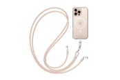 USB-kabel - Satechi OntheGo Crossbody Lanyard with multi-device charging cable - Desert Rose - ST-LOTGLR
