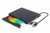 Optische drives - Gembird DVD-USB-031 - External - DVD writer - USB 3.1 Gen 1 - Zwart - DVD-USB-031