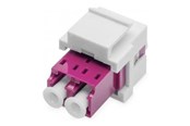 Netwerk - kabel - DIGITUS Fiber Optic LC/LC Duplex Coupler - Paars - DN-96019-1-K