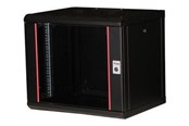 Rackkoffers - Equip Pro Mount - rack - 600x450 mm with glass door removable and lockable panels assembled - 9U - EPM-09-6045-B-CBAA
