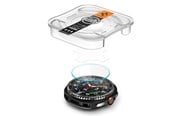 Smartwatch - Accessoires - Spigen Glass tR EZ Fit 2 Pack - Samsung Galaxy Watch 8 Classic (46mm) - AGL09877